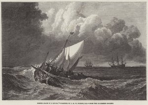 Horgászcsónakok Squallban alkotó: Joseph Mallord William Turner